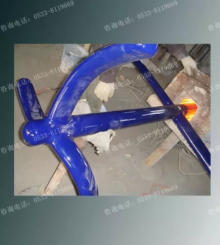 搪玻璃搅拌器烧制现场